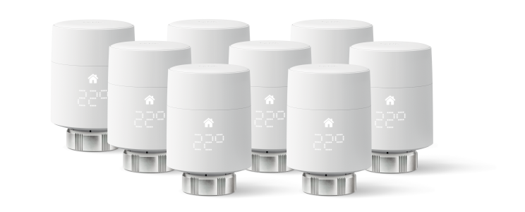 Eight Tado Smart Radiator Valves